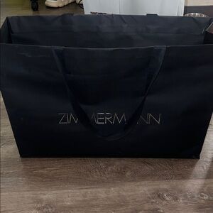 Zimmermann Elegant Black Shopping Bag